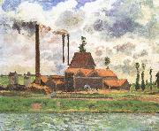 Camille Pissarro Shore plant Sweden oil painting artist